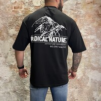 T-shirt Oversized Davide Nature Black