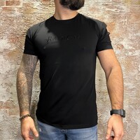 T-shirt Logo Embroidery Black