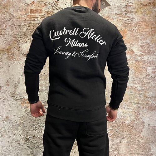 Quotrell l'Atelier Milano Crewneck BlackWhite Quotrell l'Atelier Milano Crewneck BlackWhite