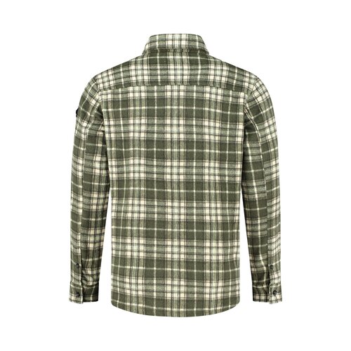 Purewhite Wool Look Shirt Green 23030207