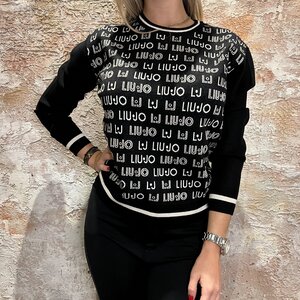 Liu.Jo TF3210 Sweater All Over Black