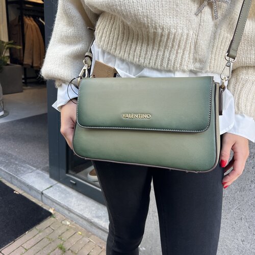 Valentino by Mario Valentino October Re Flap Bag Militaire Valentino by Mario Valentino October Re Flap Bag Militaire