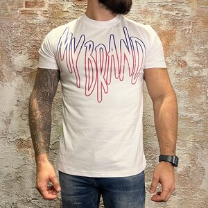 My Brand MB Logo Sky Magenta White