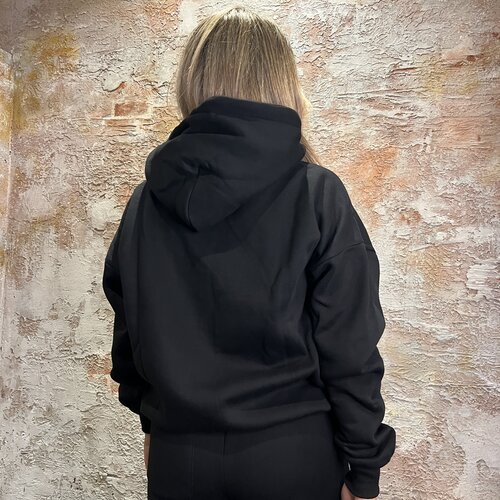 LA Sisters Essential Zipper Hoodie 2.0 Black