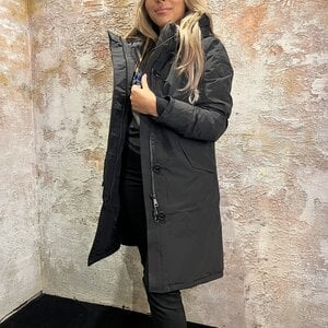 Airforce Fishtail Parka Ice True Black