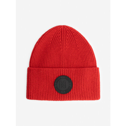 Nikkie Round Patch Beanie Kiss Red