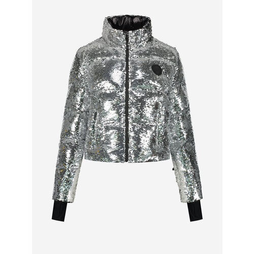 Nikkie Sequin Ski jacket Silver