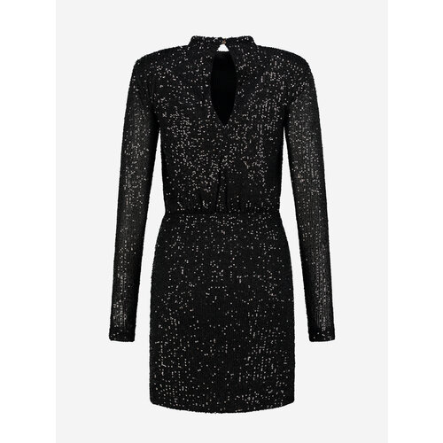 Nikkie Julie Glitter Dress Black