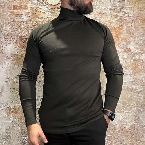 Purewhite Turtle Neck LS Army Green