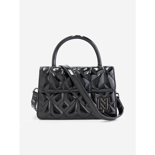 Nikkie Amna Patent Shoulderbag Black