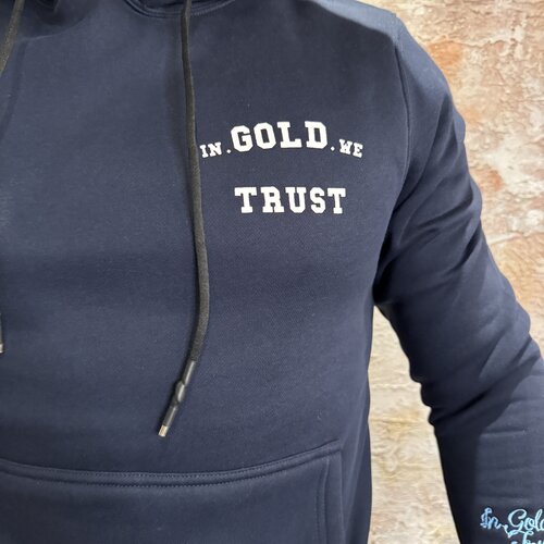 In Gold We Trust The Notorious Hoodie Navy