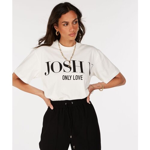 JoshV Teddy T-Shirt Only Love Off White