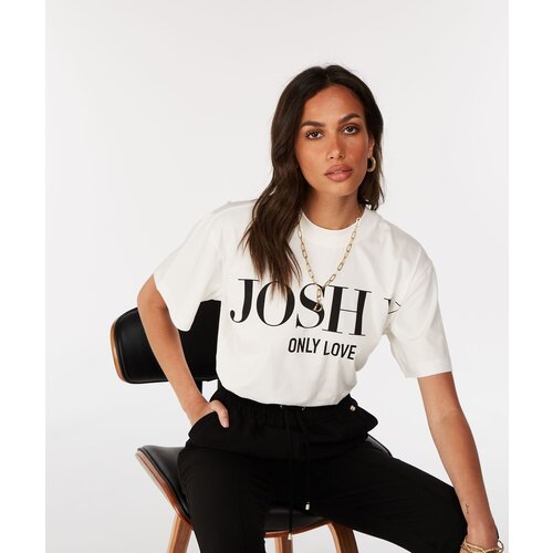 JoshV Teddy T-Shirt Only Love Off White