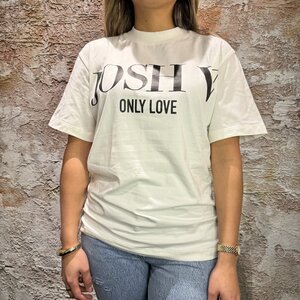 Josh V Teddy T-Shirt Only Love Off White Josh V Teddy T-Shirt Only Love Off White