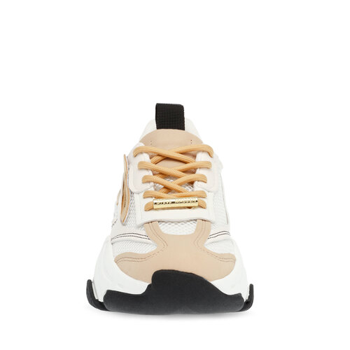 Steve Madden Possession Sneaker White Tan