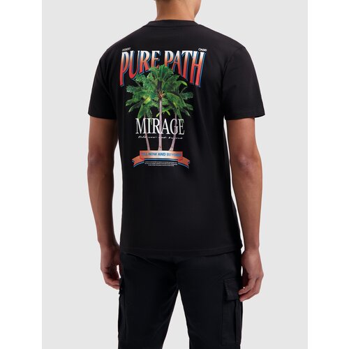 Pure-Path Mirage Print T-Shirt Black