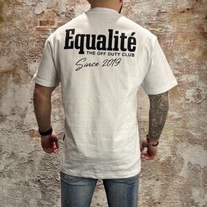 Equalité Racing Club Oversized Tee White