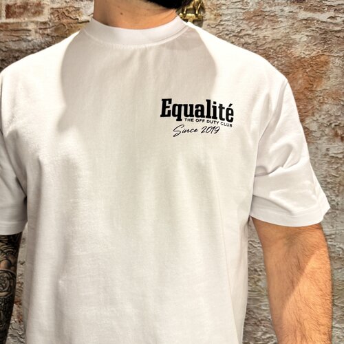 Equalité Racing Club Oversized Tee White