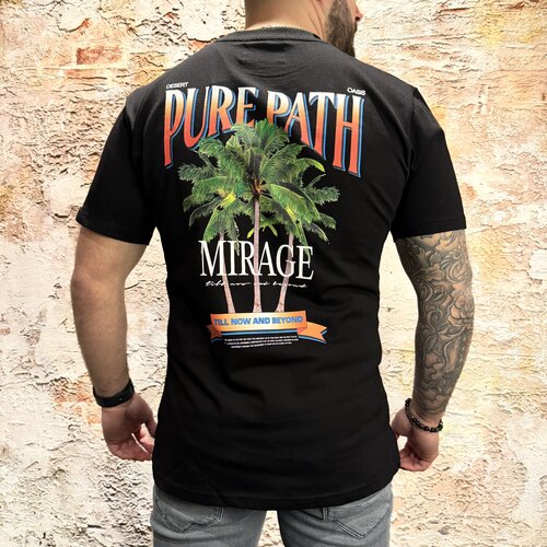 Pure-Path Mirage Print T-Shirt Black