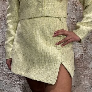 JoshV Lotti Skort Pistacho Gold Glitter