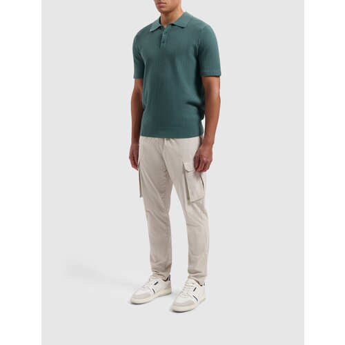 Pure-Path Gebreide Regular Polo Green