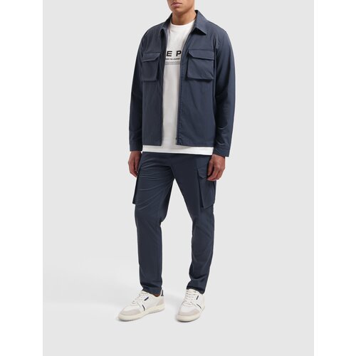 Pure Path Regular Fit Overshirt Navy