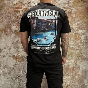 Quotrell Venezia T-Shirt Black White Quotrell Venezia T-Shirt Black White