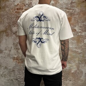 Quotrell Royal T-Shirt White Blue