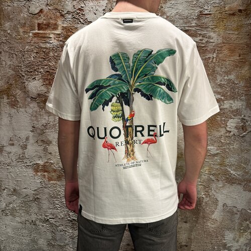 Quotrell Resort T-Shirt White Green