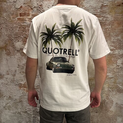 Quotrell EngineT-Shirt White Black