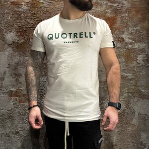 Quotrell Basic Garments T-Shirt Off White Quotrell Basic Garments T-Shirt Off White