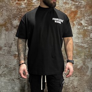 Fearless Blood Tee Deep Black