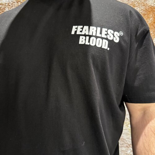 Fearless Blood Tee Deep Black