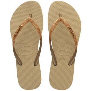 Havaianas Slim Glitter Sand Gold