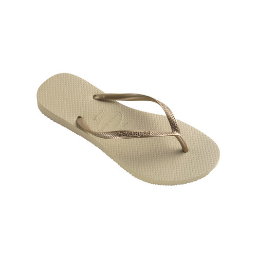 Havaianas Slim Sand Grey L. Gold