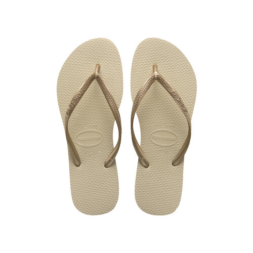 Havaianas Slim Sand Grey L. Gold