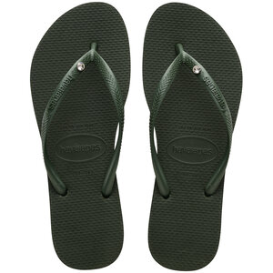 Havaianas Slim Crystal Olive