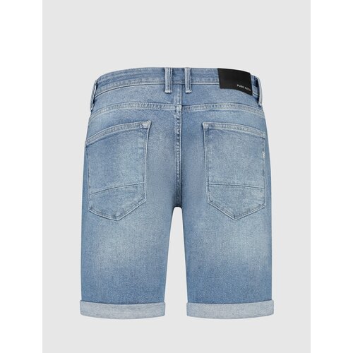 Pure-Path The Steve Skinny Fit Shorts Light Blue