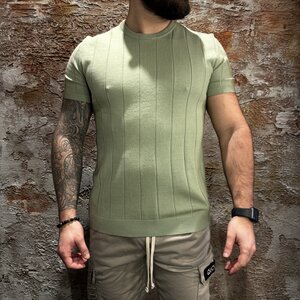 Radical Knitwear T-Shirt Olive Green