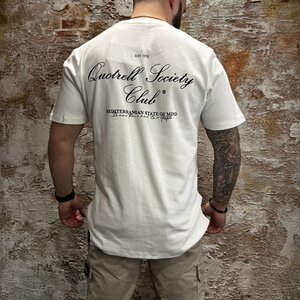 Quotrell Society Club T-shirt White