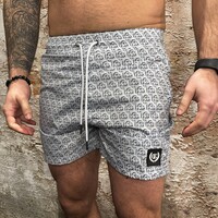 Monogram Swimshort L Blue