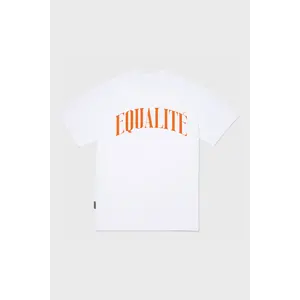 Equalité Oliver Oversized Tee White Orange