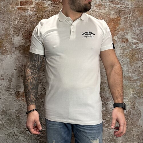 Quotrell Atelier Milano Chain Polo White