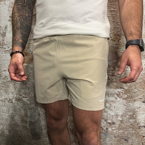 Pure Path Logo Swim Short Sand