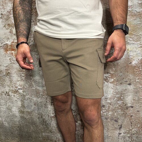 Pure Path Cargo Stretch Short Taupe