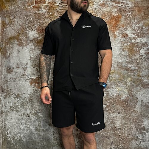 Equalité Ribbed Oversized Shirt Black