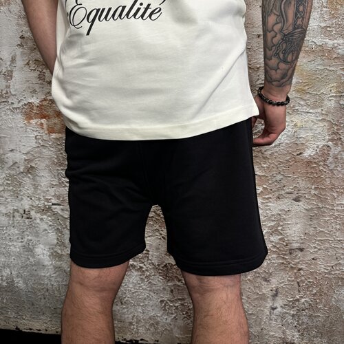 Equalité Symbol Oversized Short Black