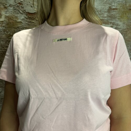 LA Sisters Essential T-Shirt Pink