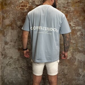 Quotrell Studios T-Shirt Muted Blue Quotrell Studios T-Shirt Muted Blue