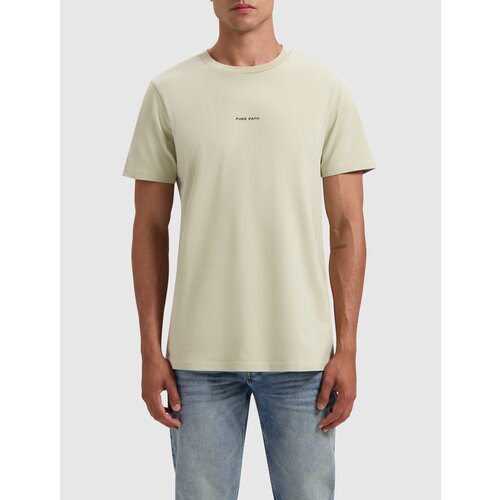 Pure Path Liquid Metal Logo T-Shirt Army